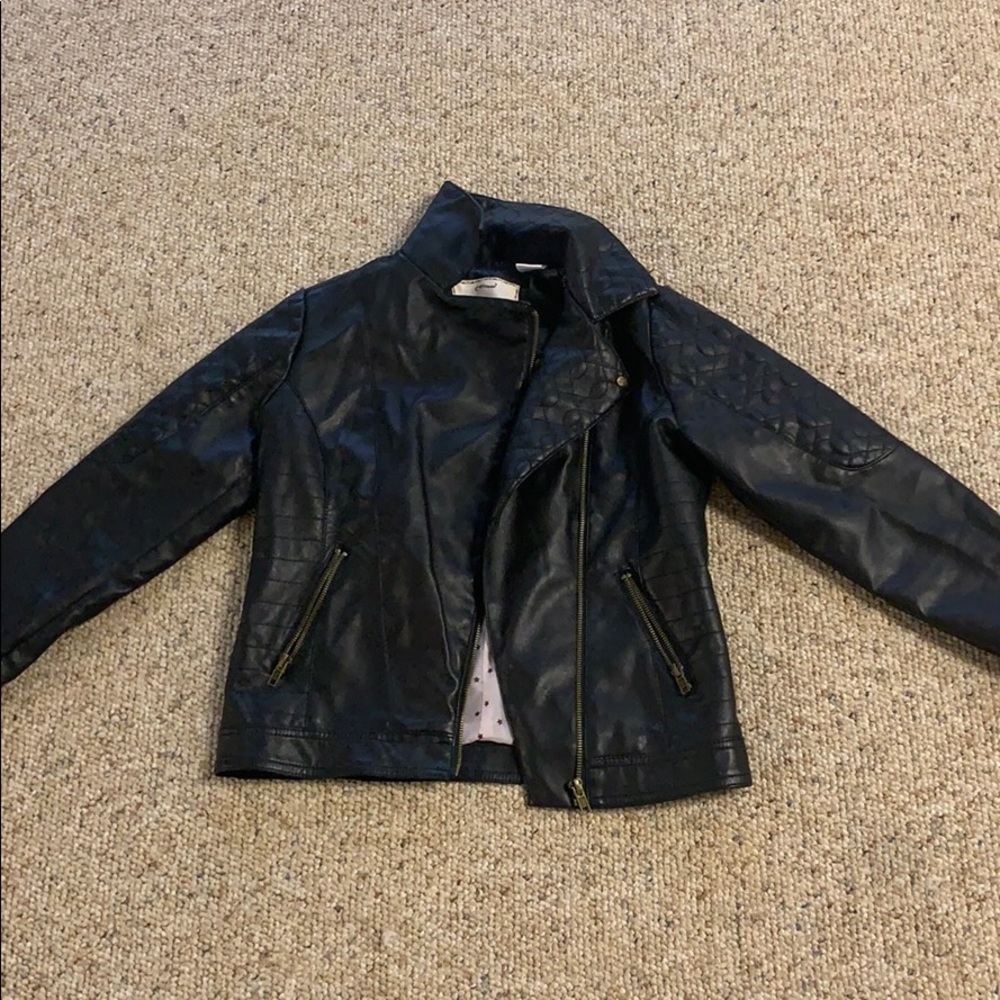Rteens pleather jacket